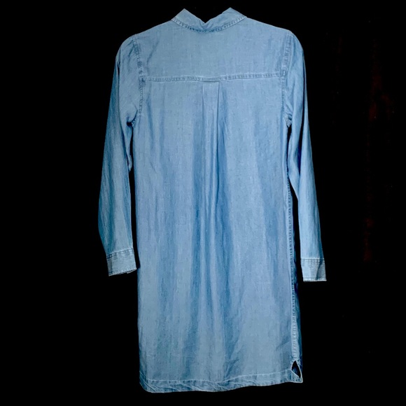 Old Navy Long Sleeves Chambray Mini Dress - Picture 2 of 4